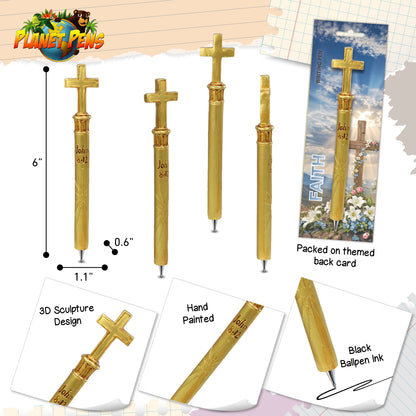PLANET PEN - JOHN 8:12 CROSS
