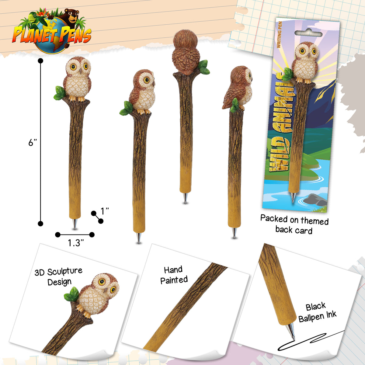 PLANET PEN - FOREST OWL