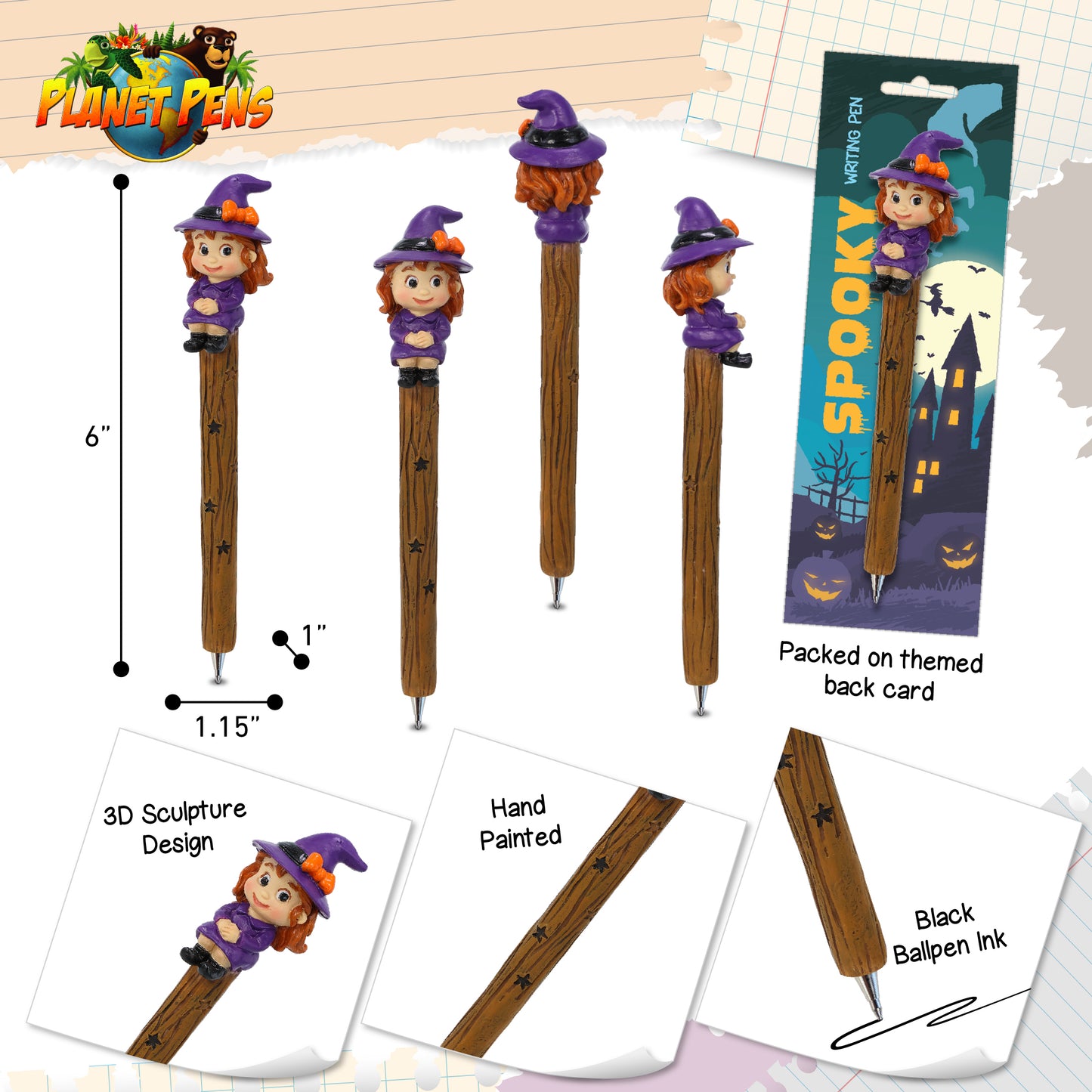 PLANET PEN - CUTE WITCH