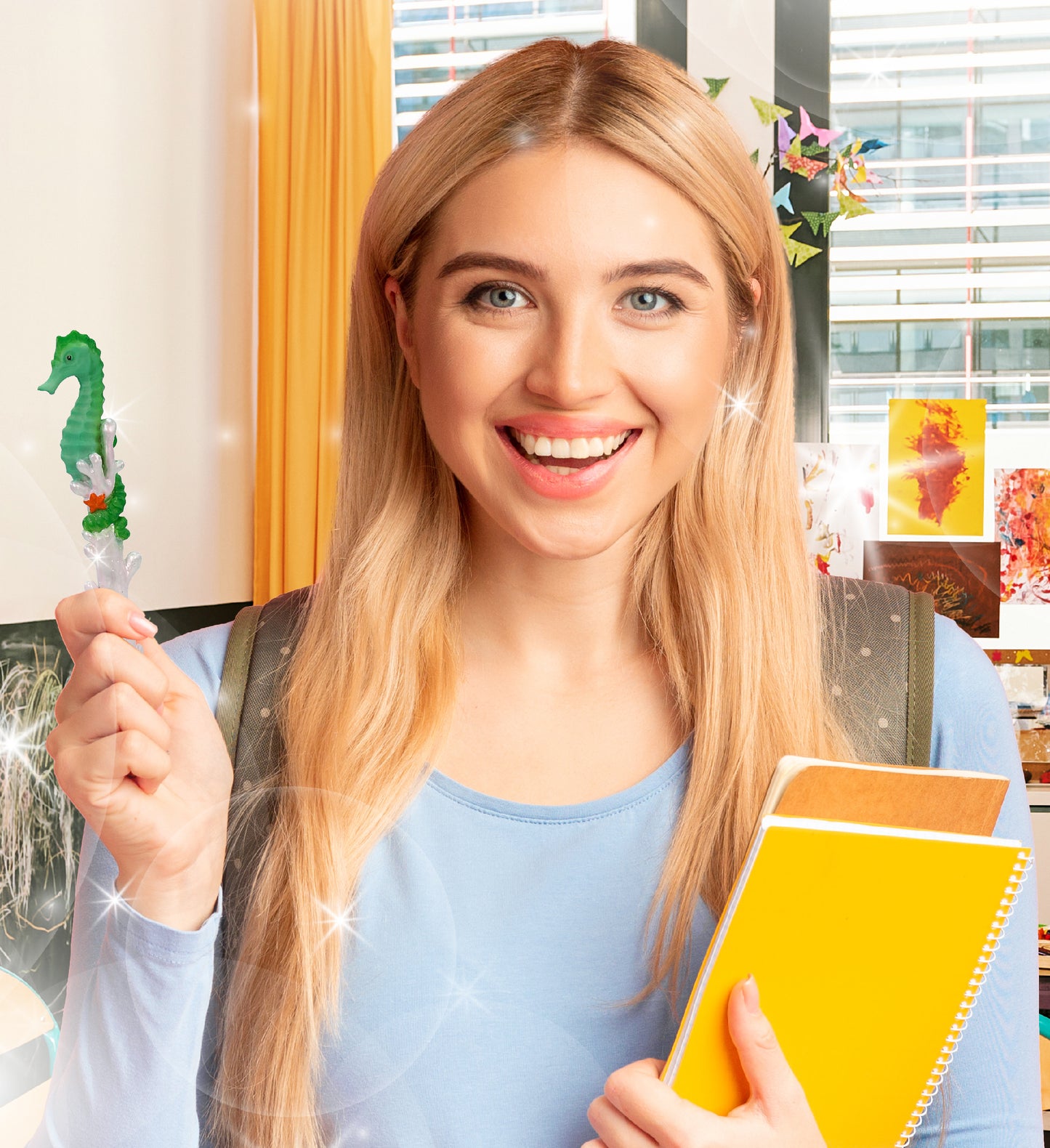 PLANET PEN - GREEN SEAHORSE