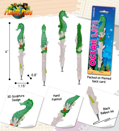 PLANET PEN - GREEN SEAHORSE