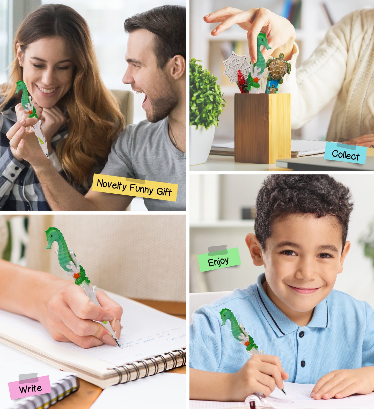 PLANET PEN - GREEN SEAHORSE