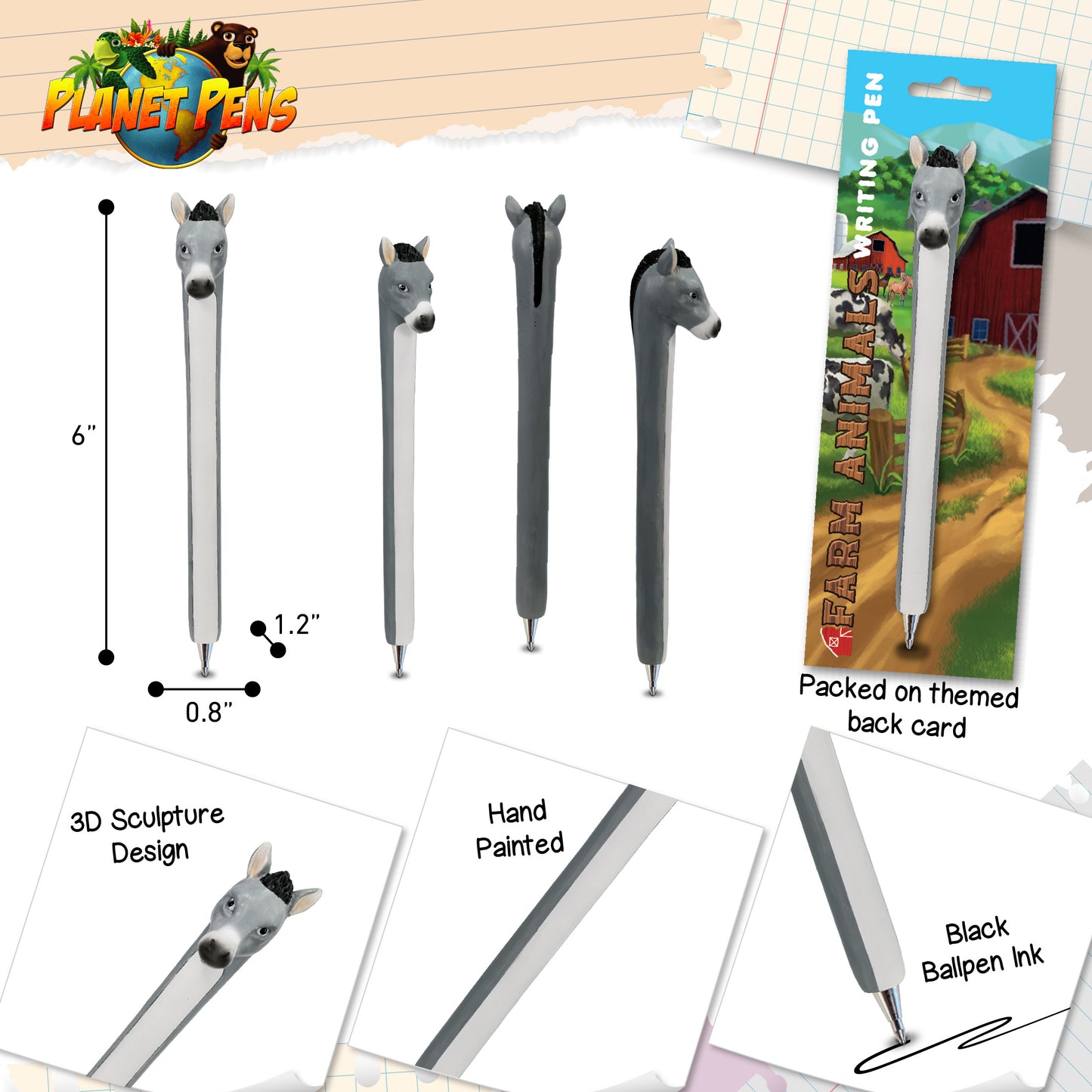PLANET PEN - DONKEY