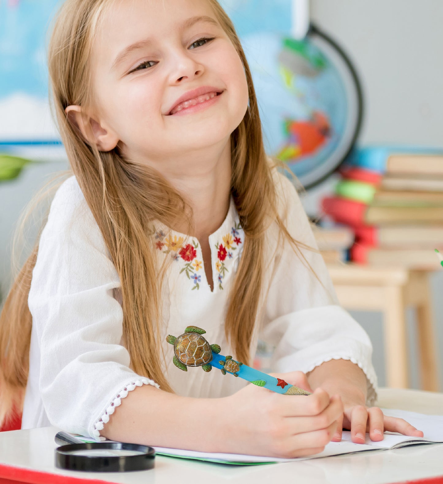 PLANET PEN - SEA TURTLE WITH BABY