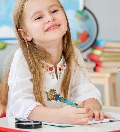 PLANET PEN - SEA TURTLE WITH BABY