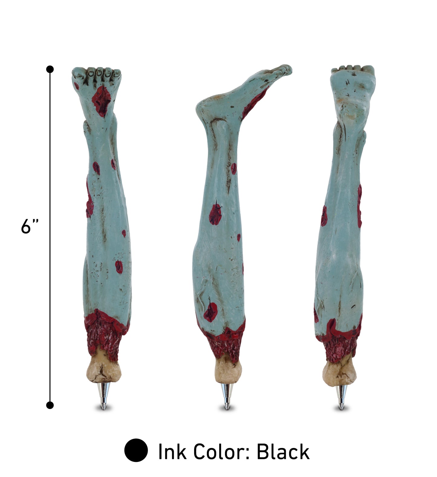 Planet Pens Zombie Leg Writing Pen - Novelty Ballpoint Pens for Kids and Adults