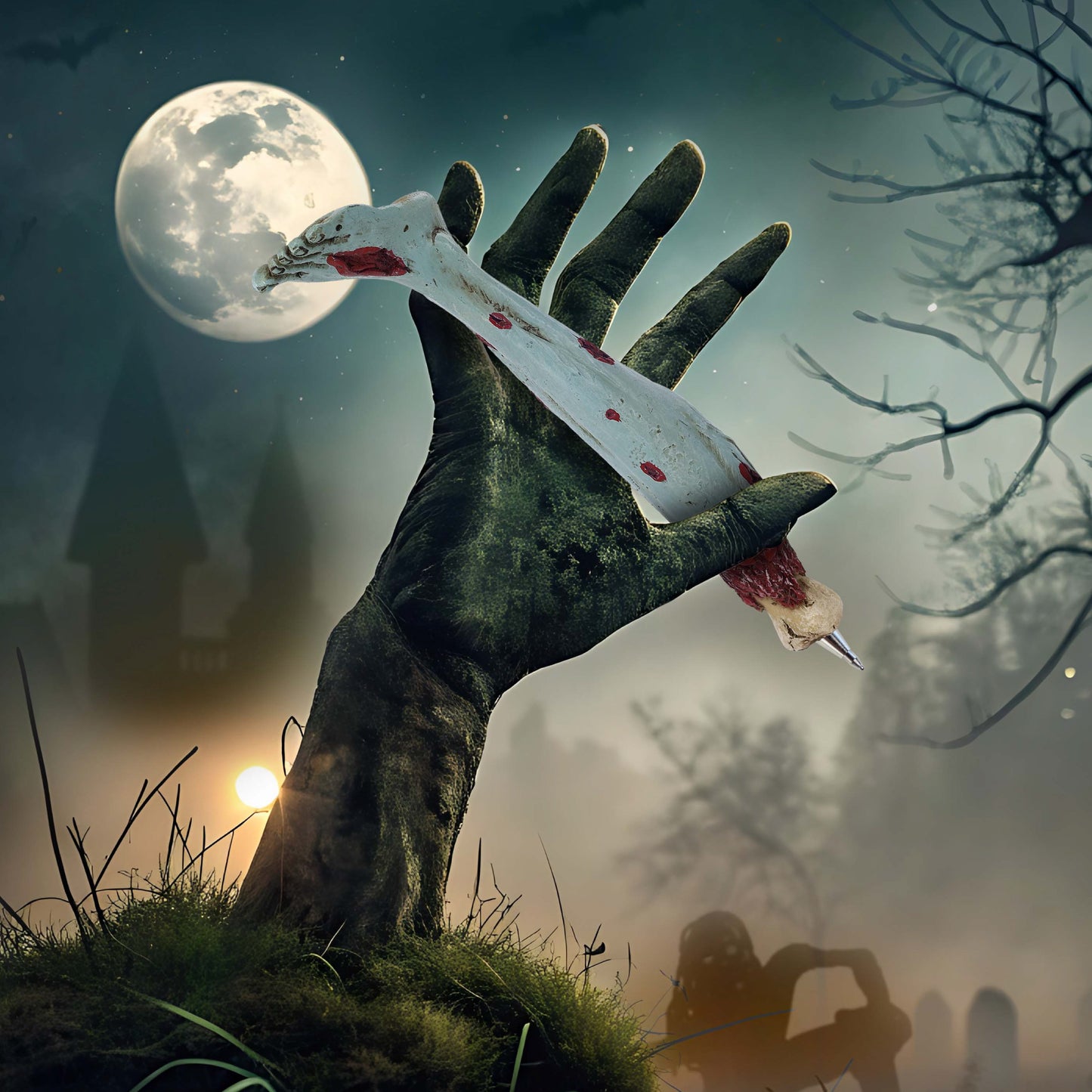 Planet Pens Zombie Leg Writing Pen - Novelty Ballpoint Pens for Kids and Adults
