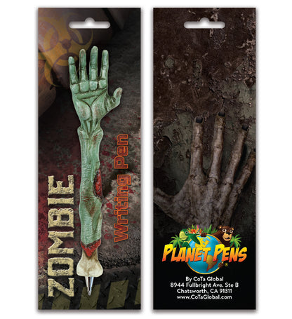 Planet Pens Spooky Zombie Hand Writing Pen - Ballpoint Pens for Kids and Adults