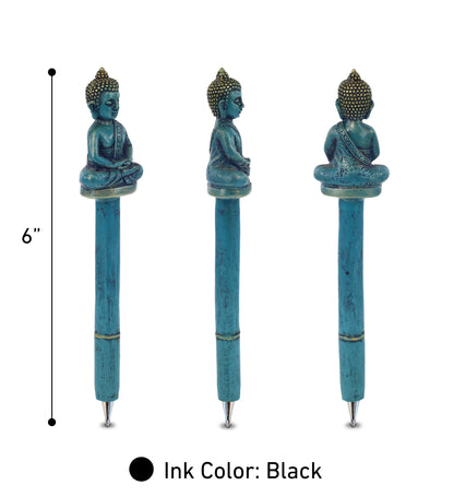 Planet Pens Meditating Buddha Writing Pen - Ballpoint Pens for Kids and Adults
