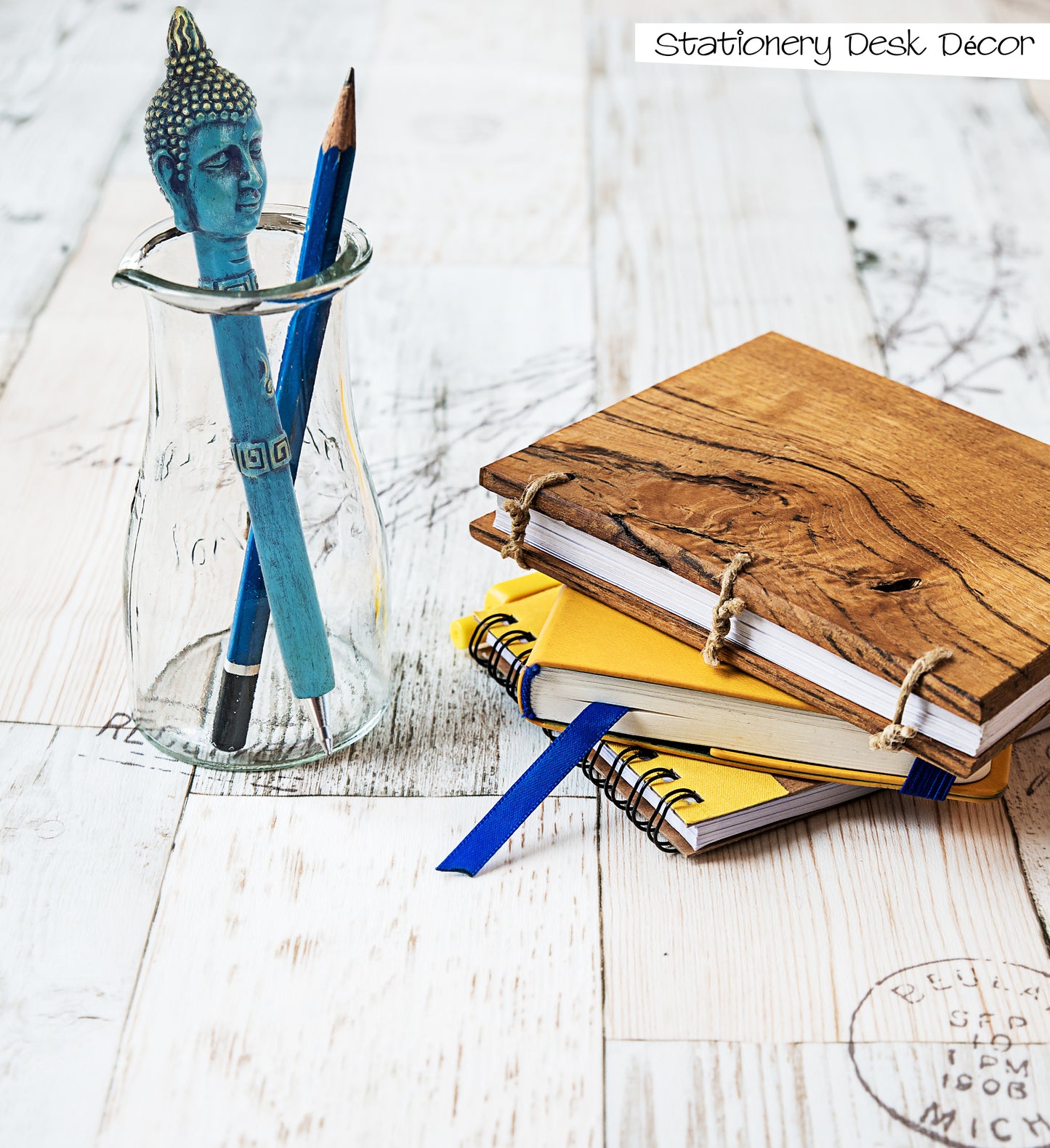 Planet Pens Blue Buddha Head Writing Pen - Ballpoint Pen for Kids and Adults