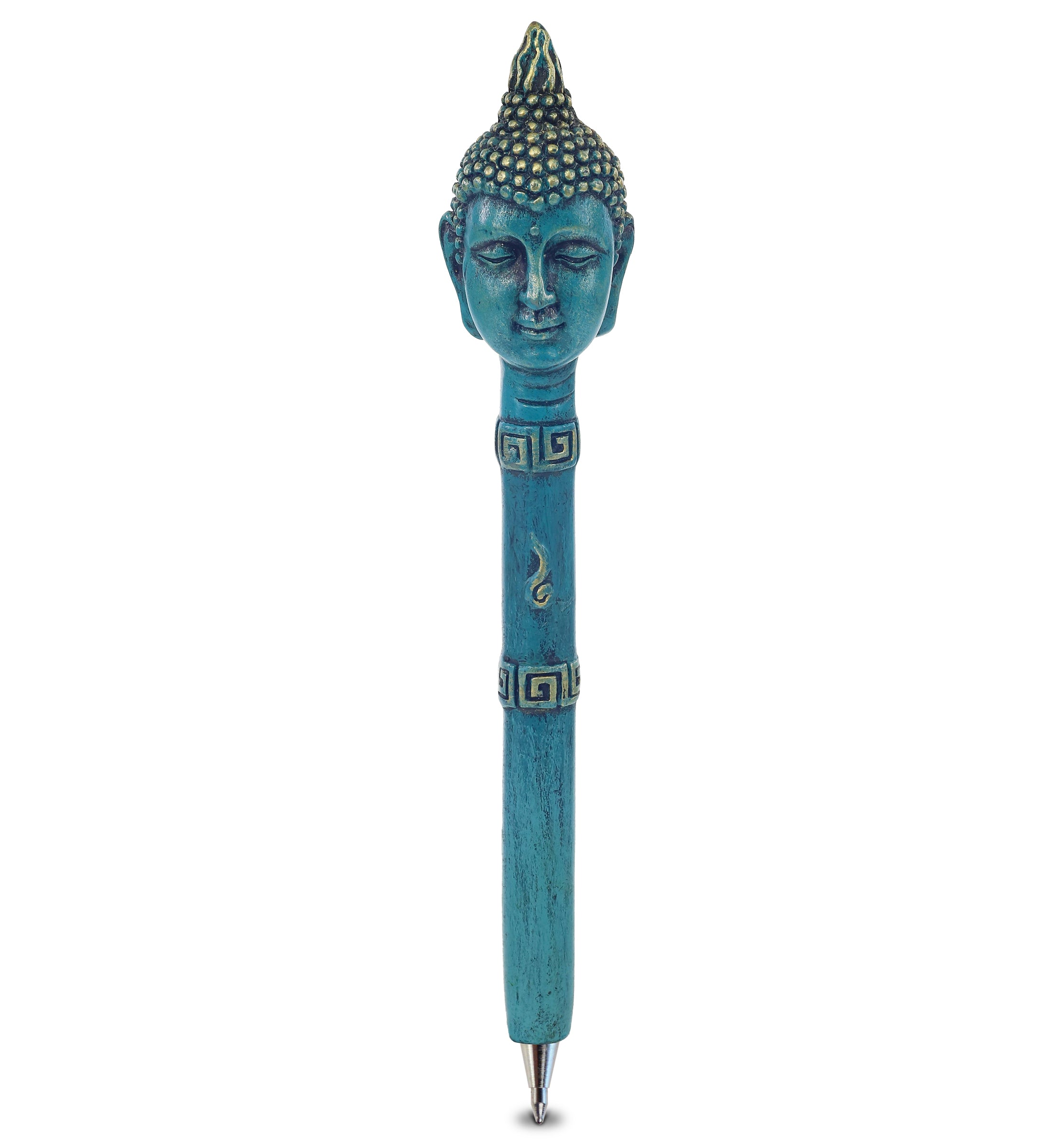 Planet Pens Blue Buddha Head Writing Pen - Ballpoint Pen for Kids and Adults