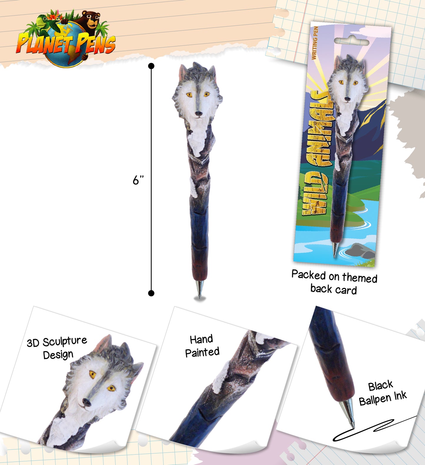 PLANET PEN - WOLF