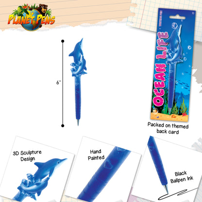 PLANET PEN - DOLPHIN WITH BABY