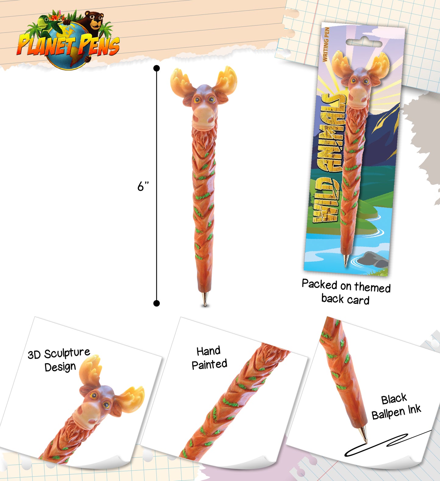 PLANET PEN - WILD MOOSE
