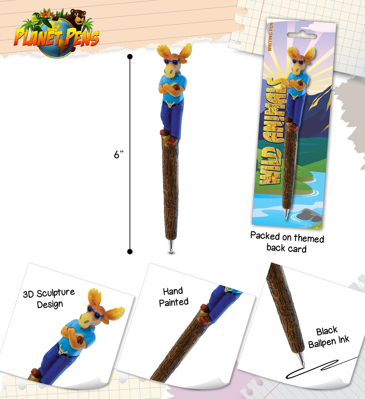 PLANET PEN - COOL MOOSE