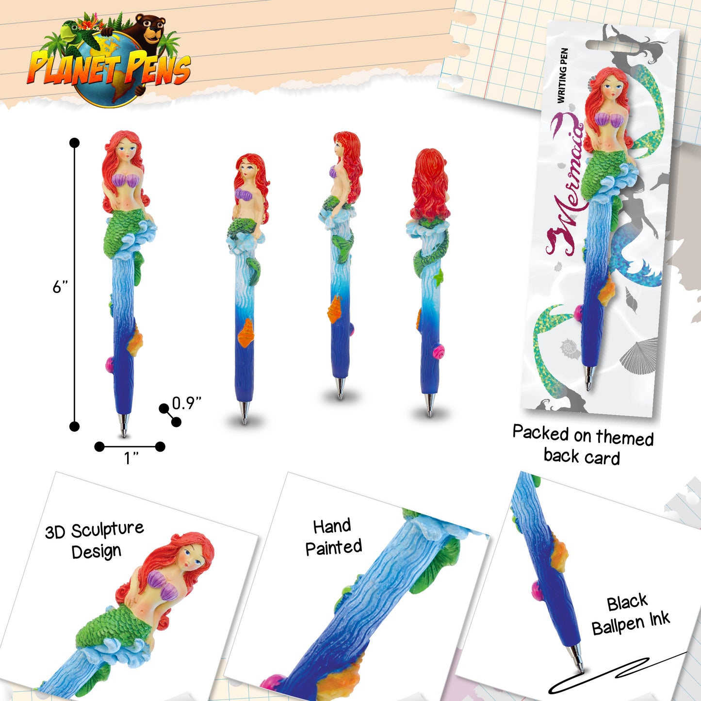 PLANET PEN - MERMAID