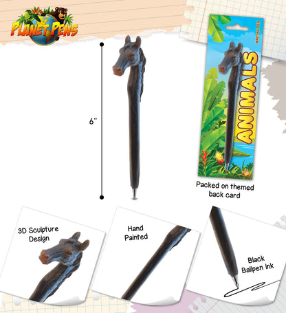 PLANET PEN - ANIMALS - BLACK HORSE