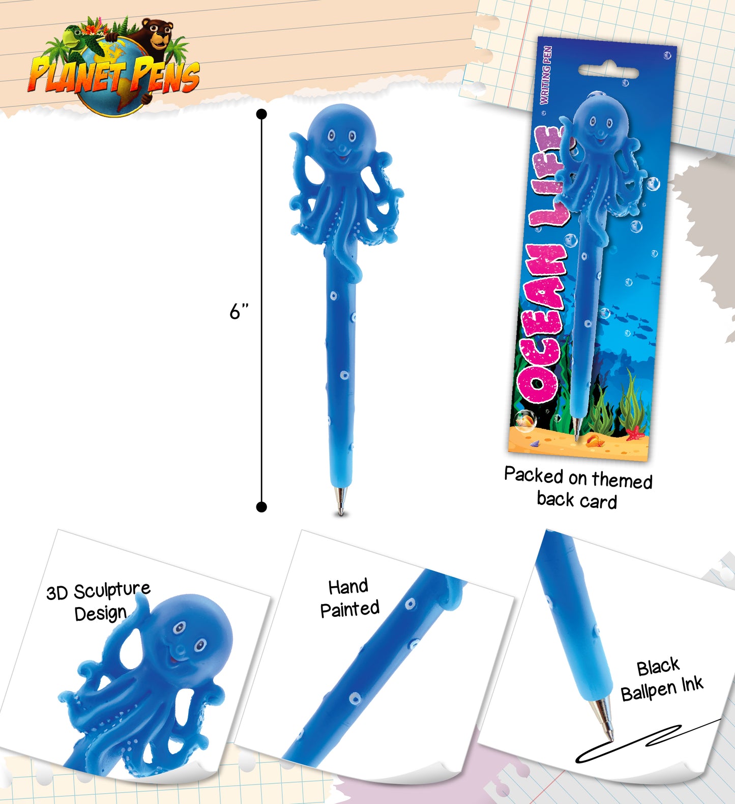 PLANET PEN - OCTOPUS