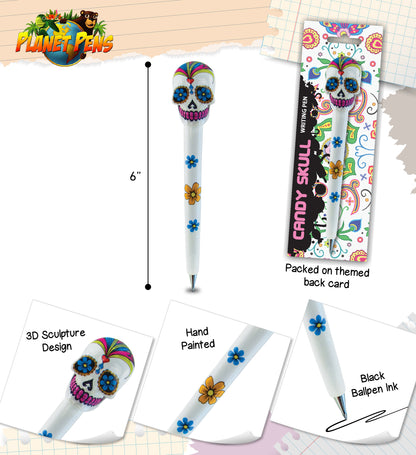 PLANET PEN - WHITE SKULL