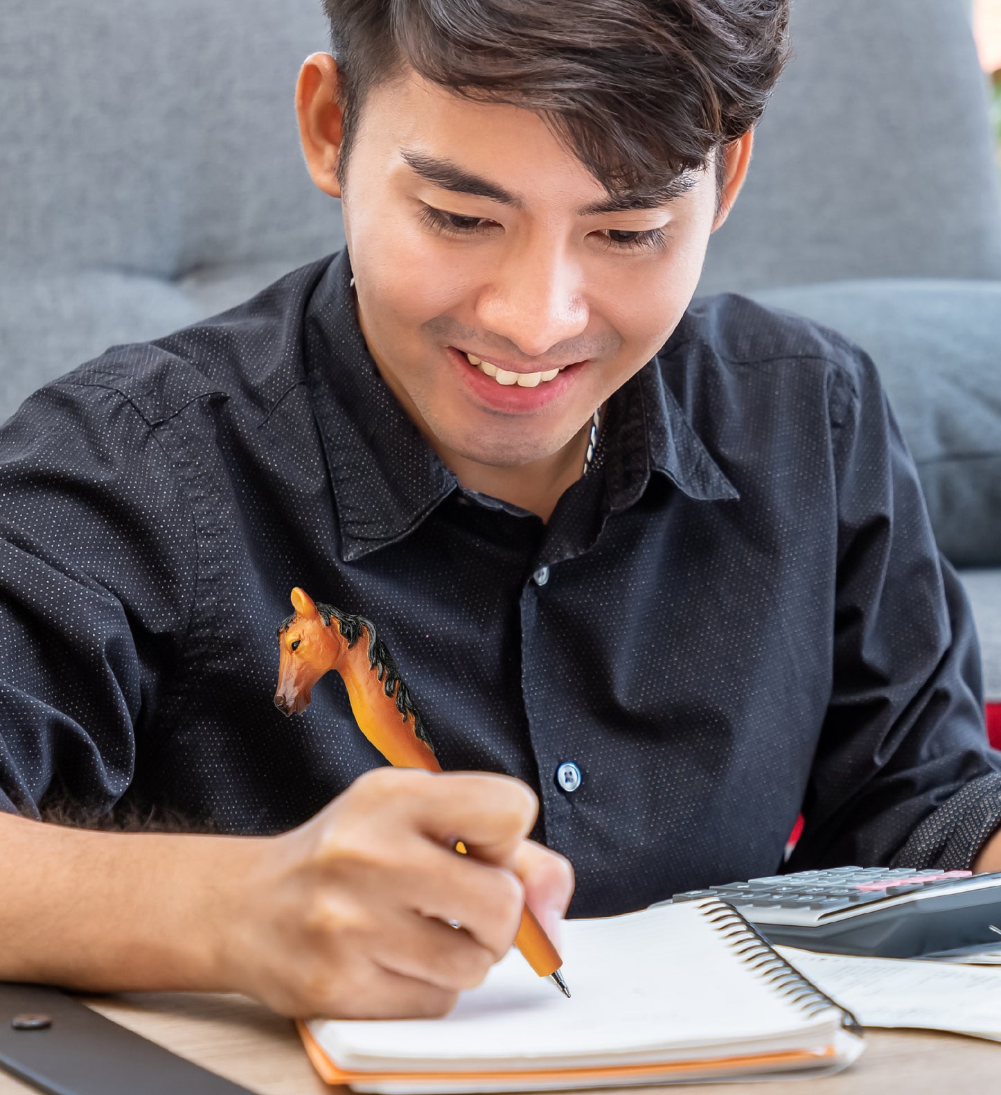 PLANET PEN - BROWN HORSE