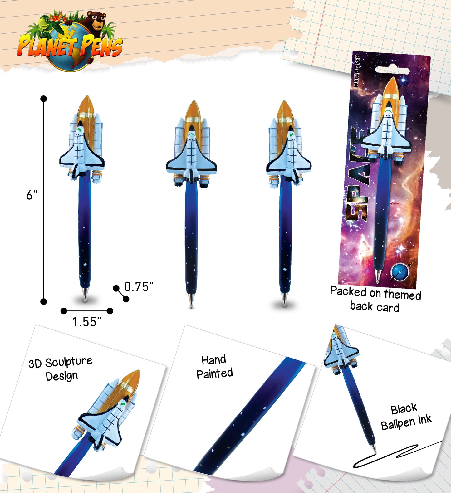 PLANET PEN - SPACE SHUTTLE