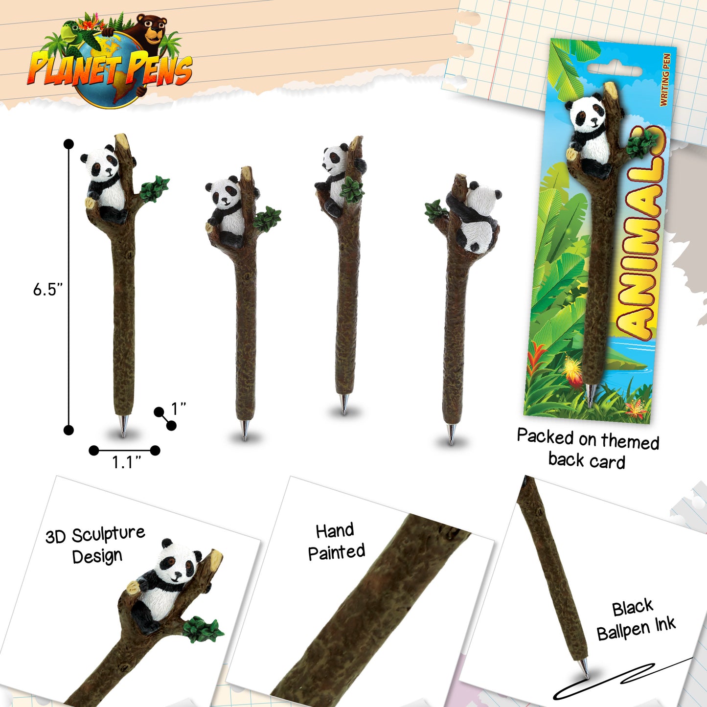 PLANET PEN - PANDA