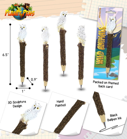 PLANET PEN - WHITE OWL
