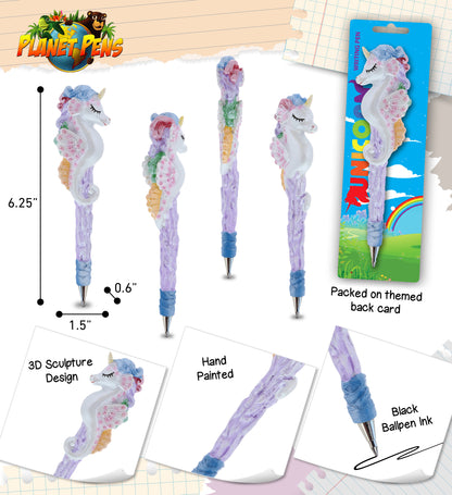 PLANET PEN - SPARKLE SEAHORSE UNICORN
