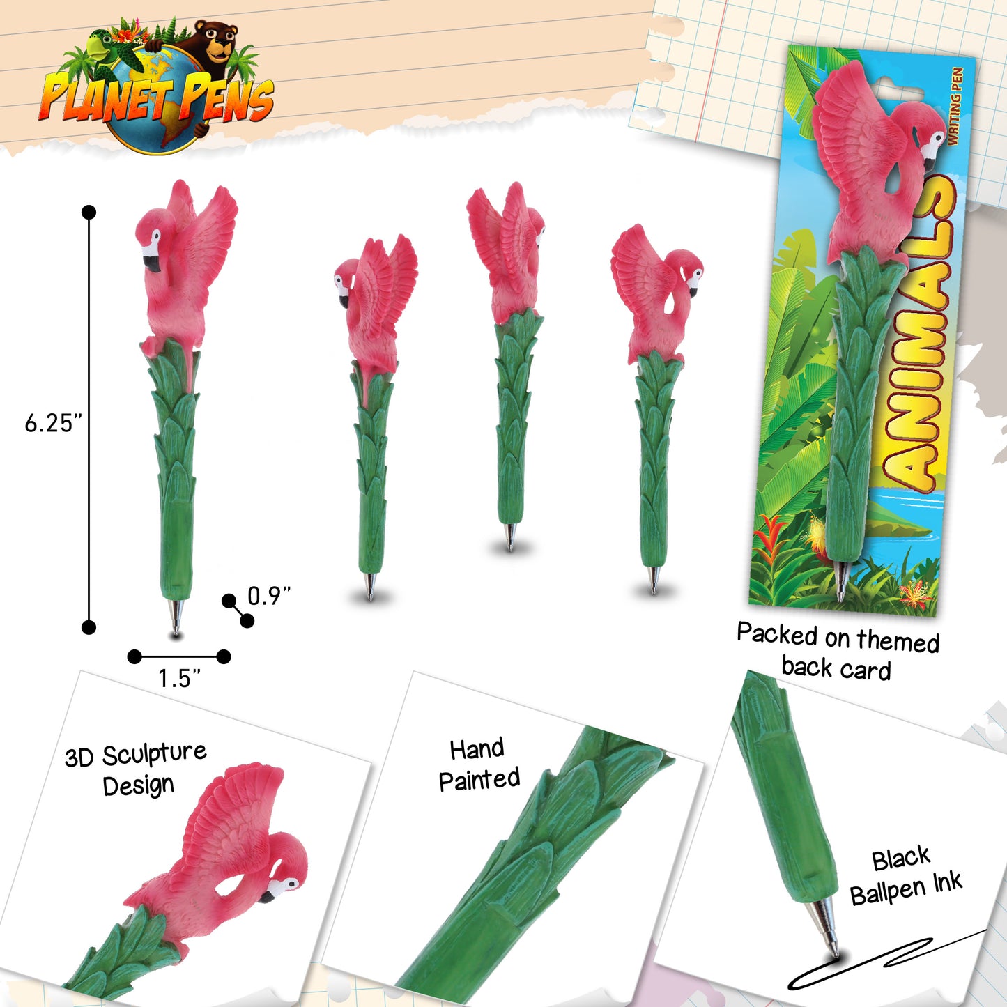 PLANET PEN - TROPICAL FLAMINGO