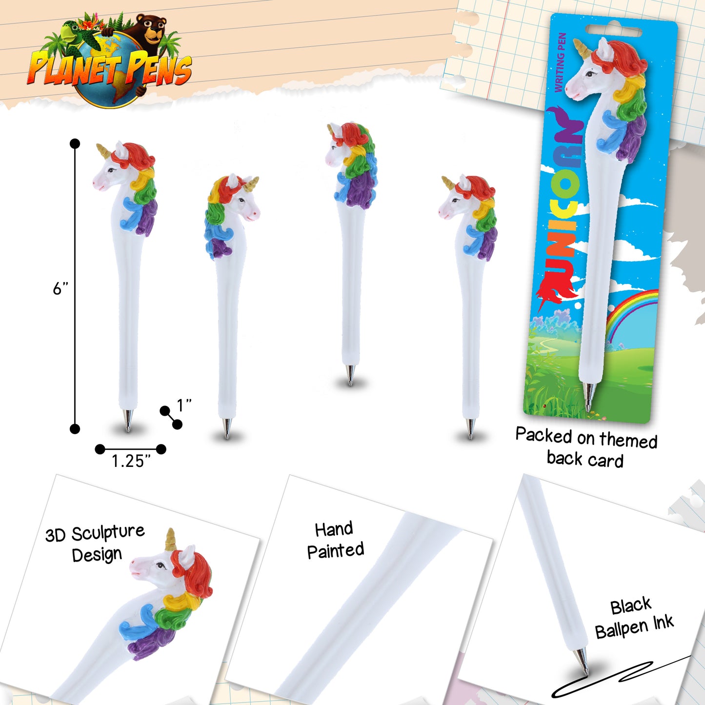 PLANET PEN - MAGICAL UNICORN