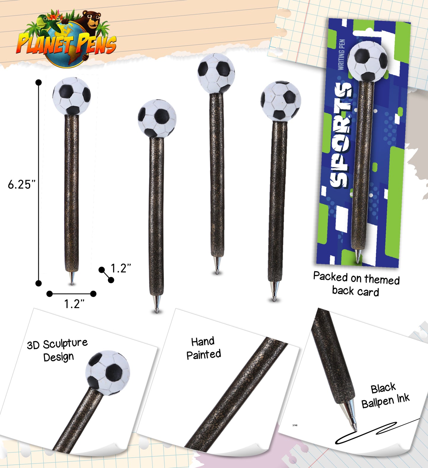 PLANET PEN - SPORTS - SOCCER