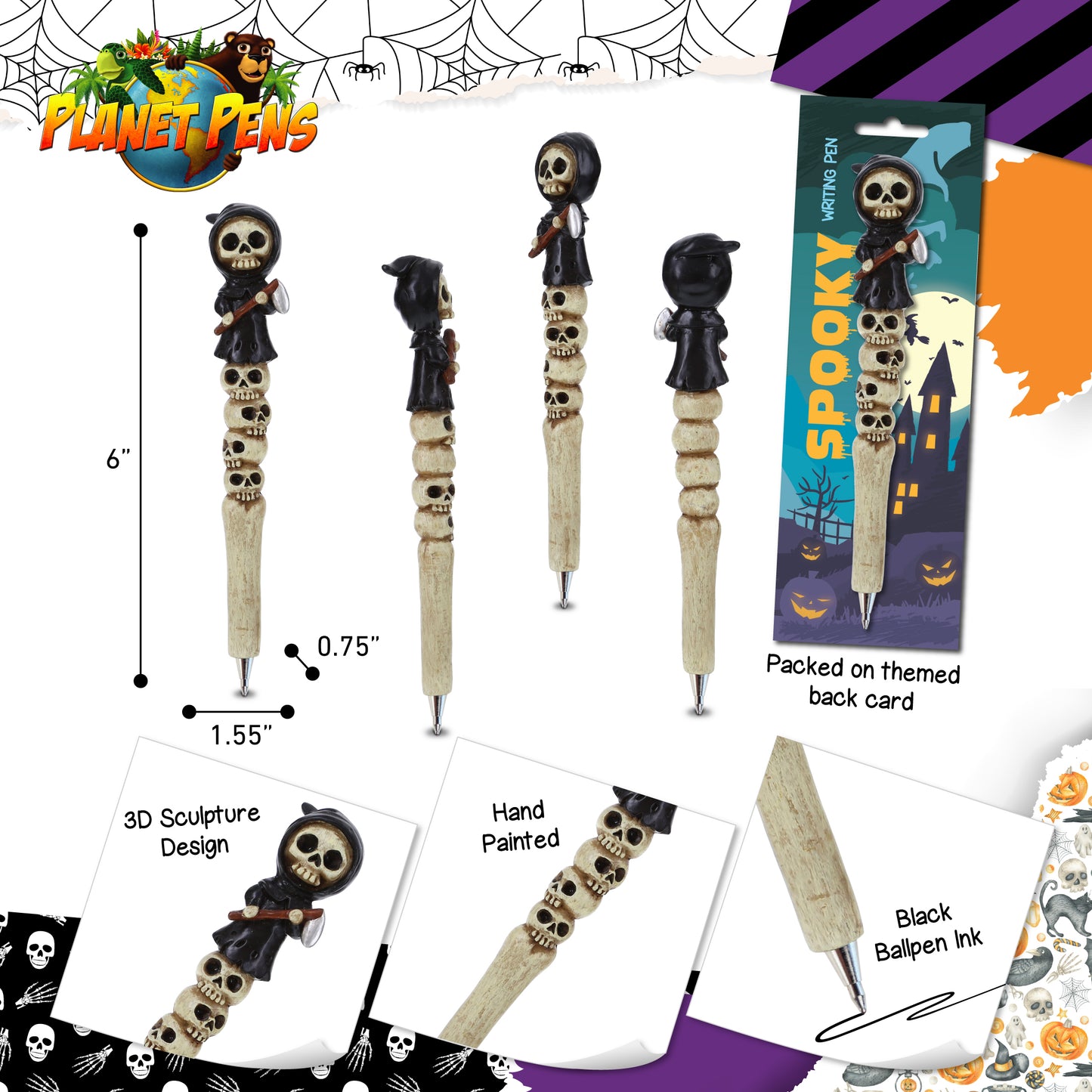 PLANET PEN - SPOOKY - SKULL MONSTER
