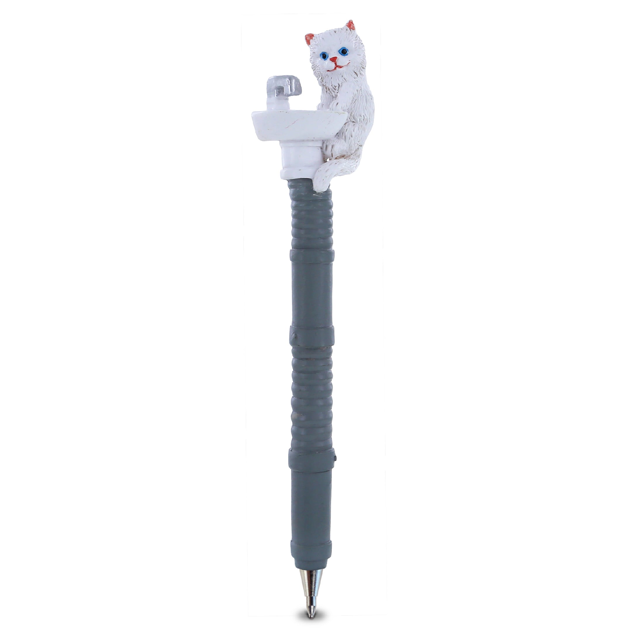 PLANET PEN - CATS - WHITE CAT ON SINK