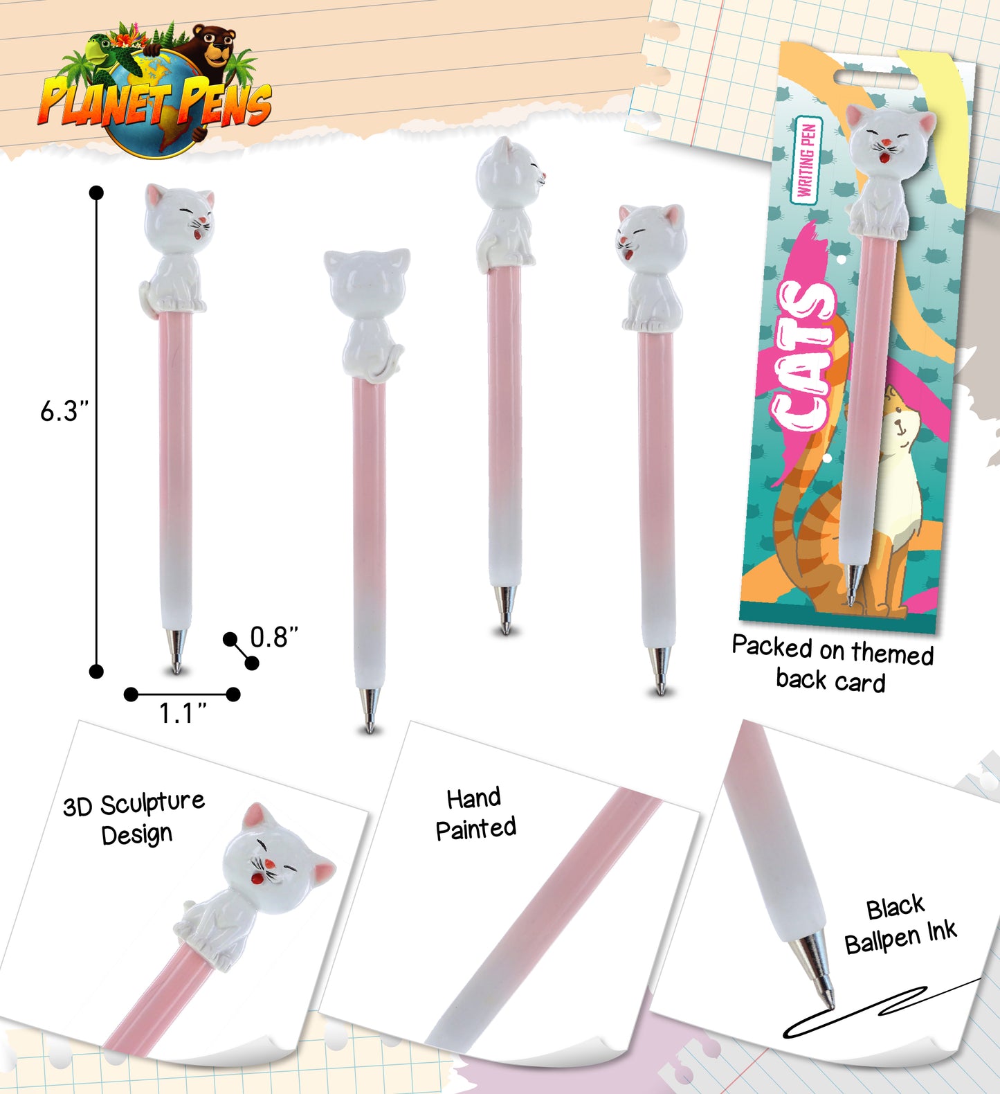 PLANET PEN - CATS - CUTE CAT
