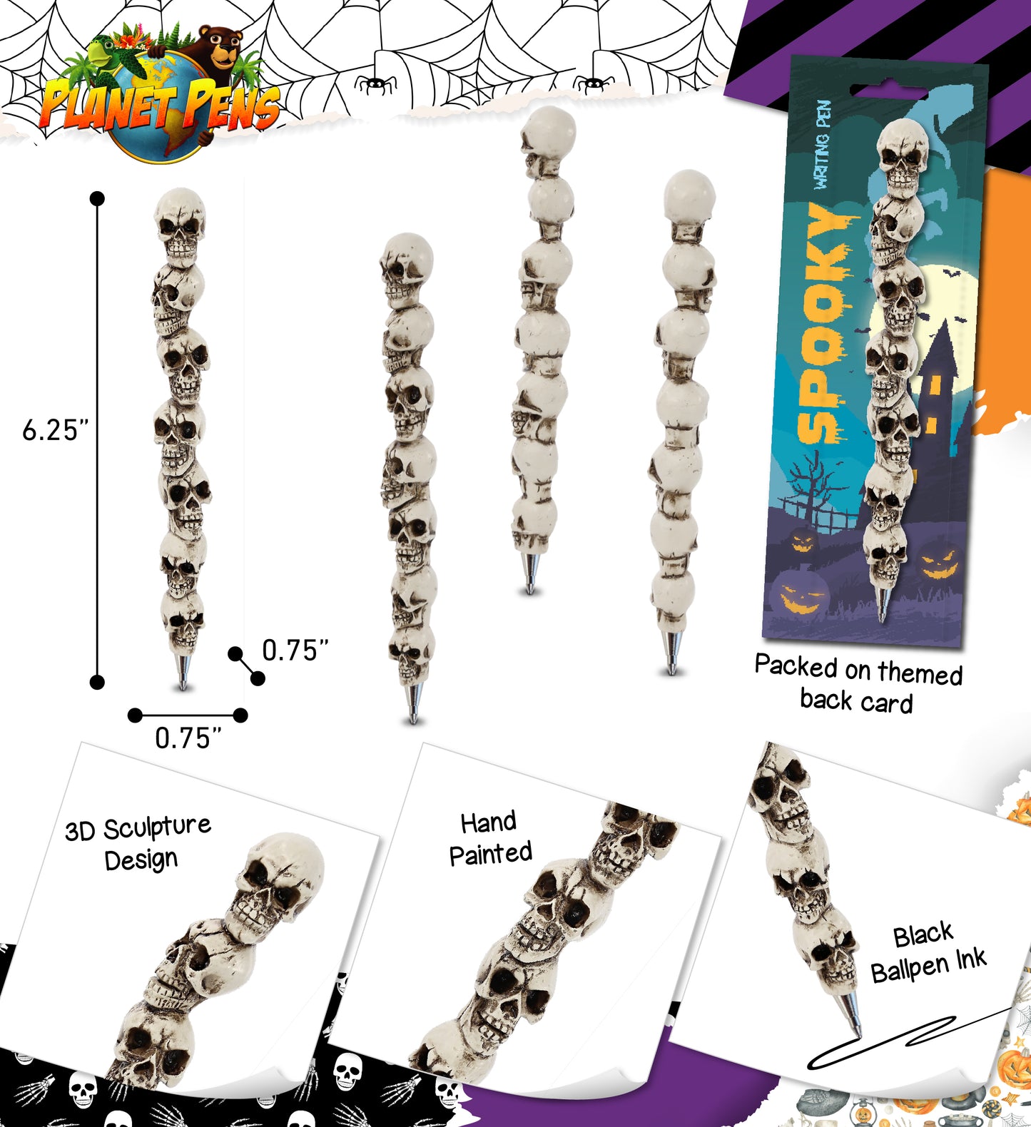 PLANET PEN - SKULL TOWER