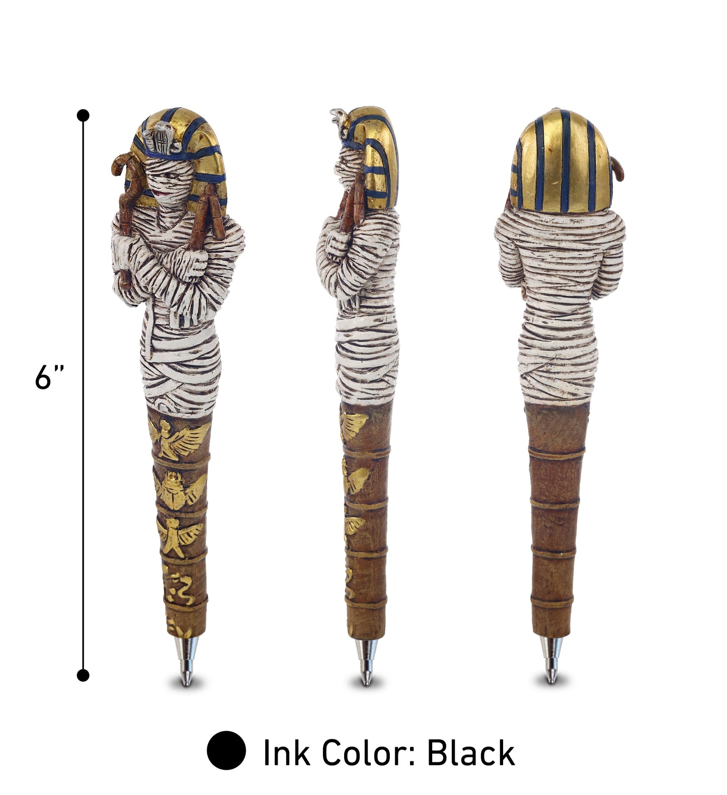 Planet Pens Spooky Mummy Writing Pen - Cute Ballpoint Pen for Kids and Adults
