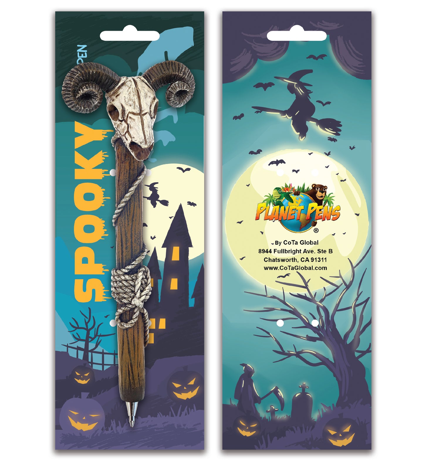 PLANET PEN - SPOOKY - GOAT SKULL