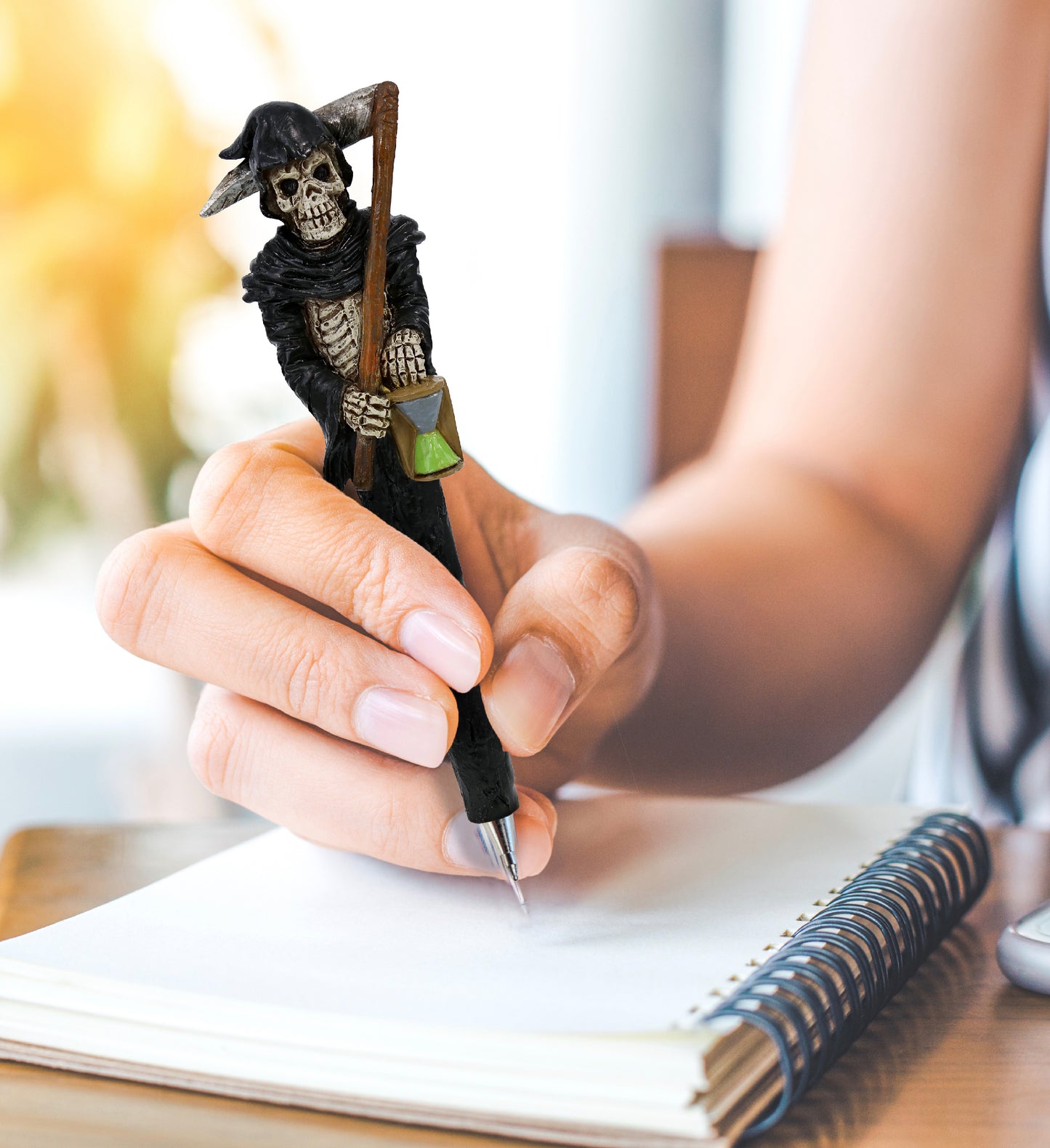 Planet Pens Spooky Soul Reaper Writing Pen - Ballpoint Pen for Kids and Adults