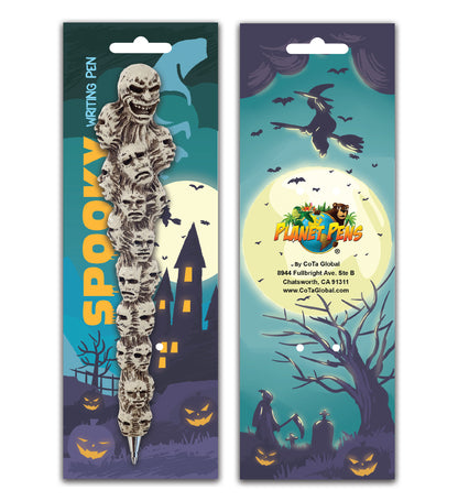 Planet Pens Spooky Demon Souls Writing Pen - Ballpoint Pen for Kids and Adults