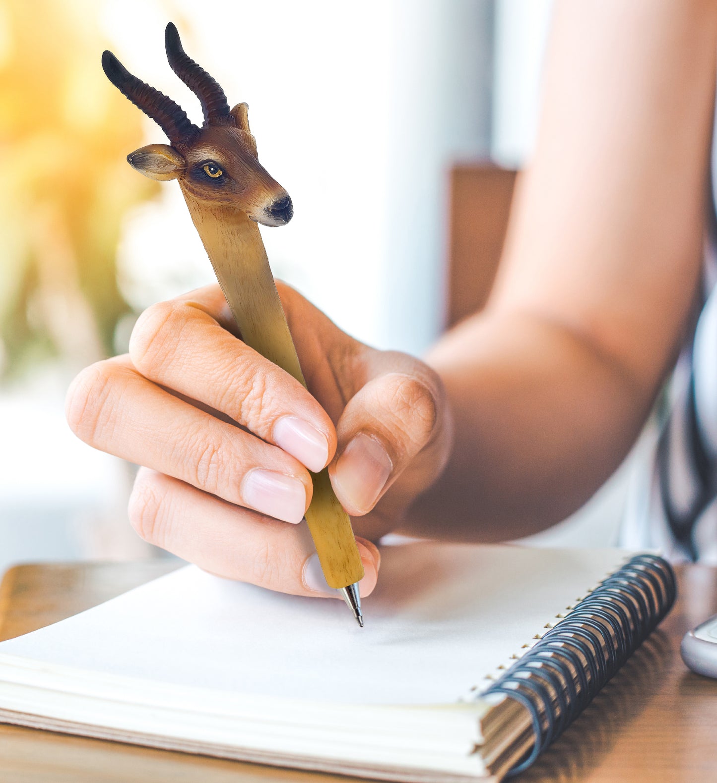 Planet Pens Antelope Writing Pen - Novelty Ballpoint Pen for Kids and Adults