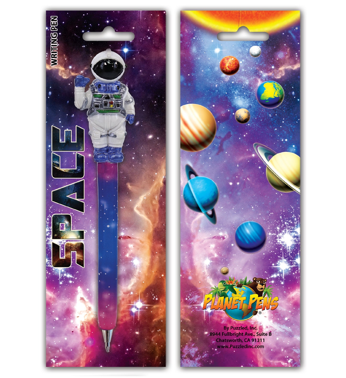 Planet Pens Space Astronaut Writing Pen - Ballpoint Pens for Kids and Adults