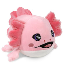DolliBu Snug Mooshies Axolotl Stuffed Animal - Squishy Sensory Plush - 6 Inches