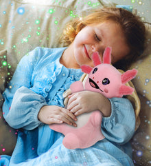 DolliBu Snug-Mooshies Standing Axolotl Stuffed Animal Plush Toy - 10 Inches