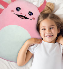 DolliBu Snug Mooshies Axolotl Large Stuffed Animal Plush Toy - 17 inches