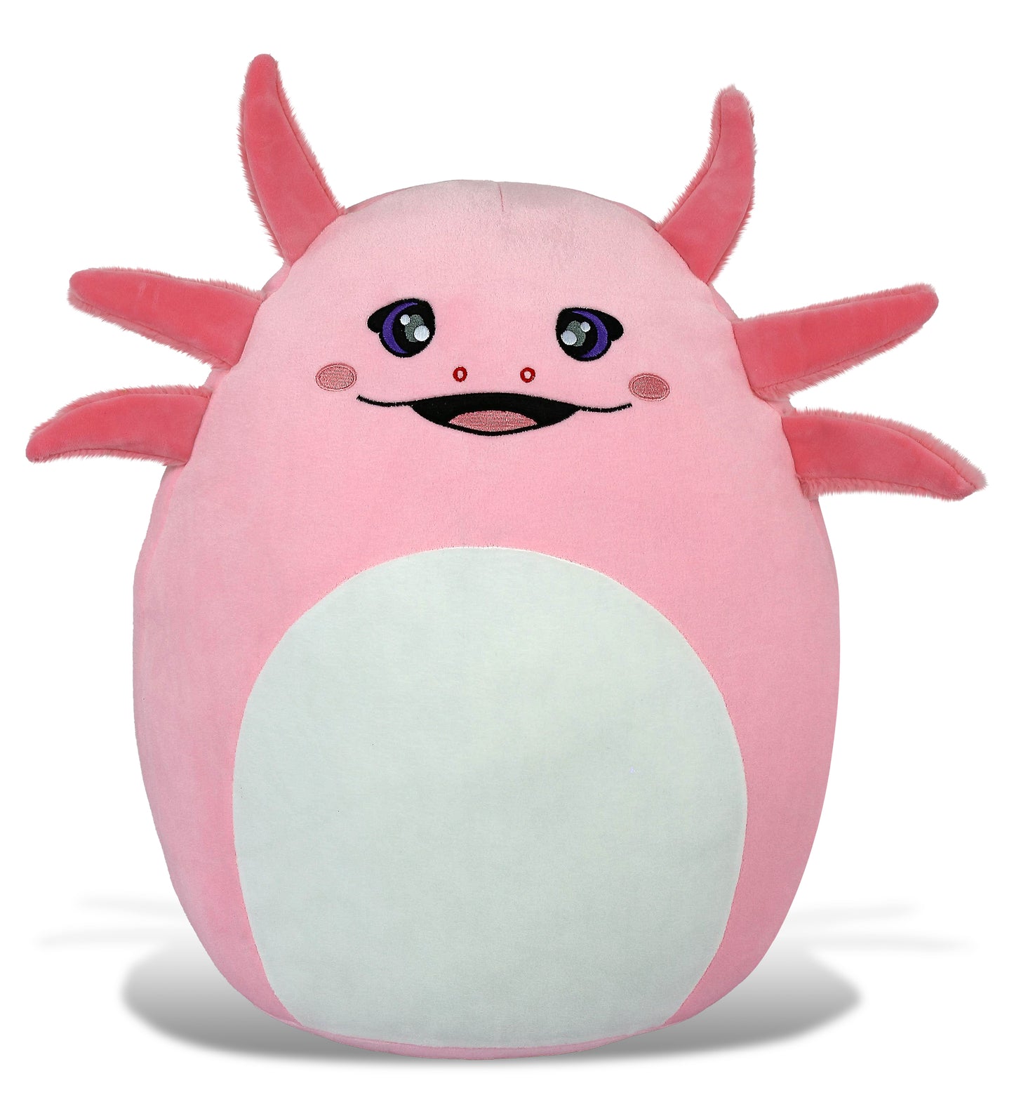 DolliBu Snug Mooshies Axolotl Large Stuffed Animal Plush Toy - 17 inches