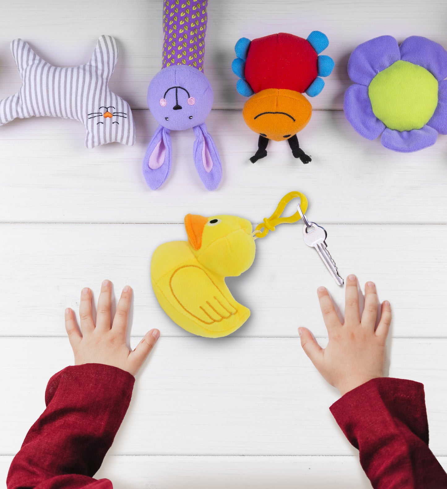 SNUG-MOOSHIES PLUSH CLIPS - DUCK