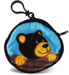 4' COIN BAG - BLACK BEAR