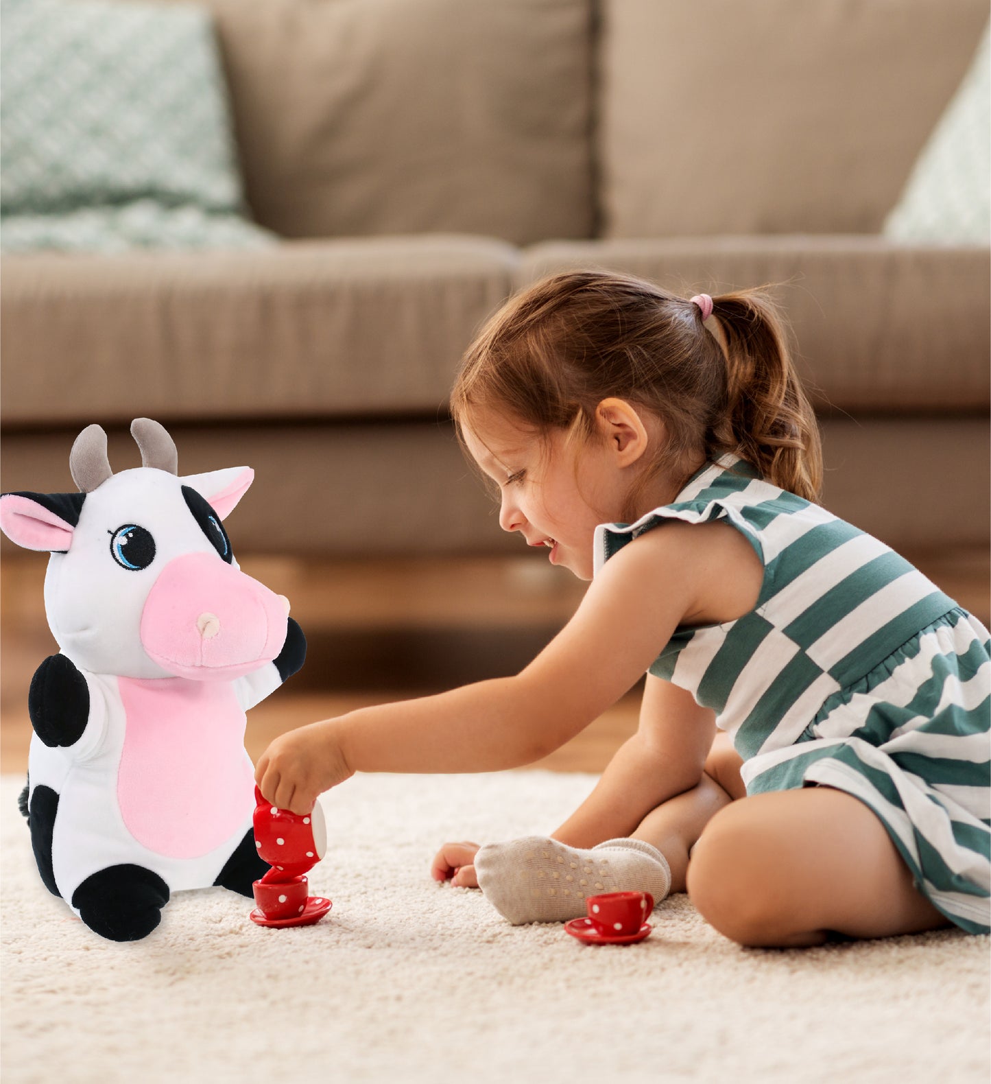 SNUG-MOOSHIES PLUSH - STANDING COW