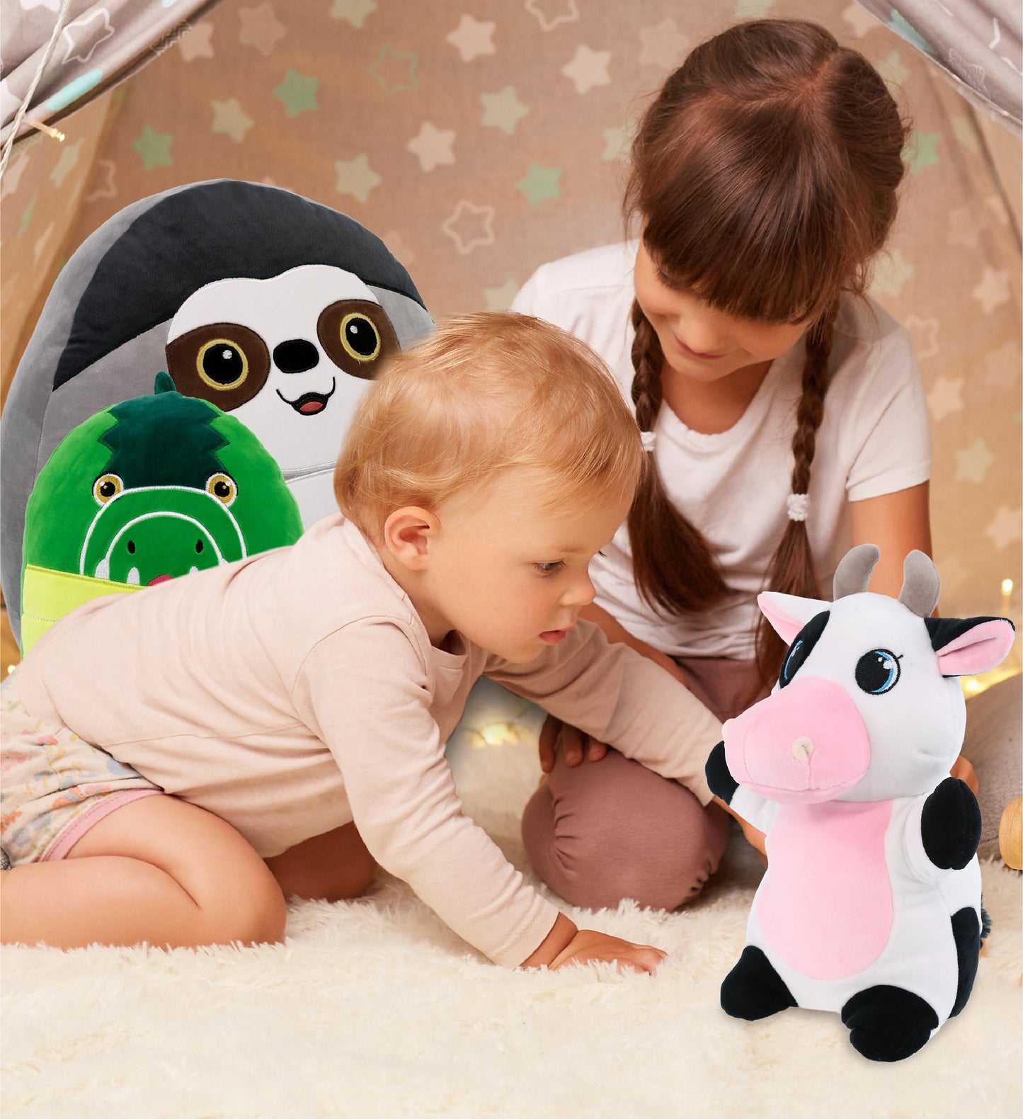 SNUG-MOOSHIES PLUSH - STANDING COW