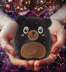 SNUG-MOOSHIES PLUSH - BLACK BEAR 4"